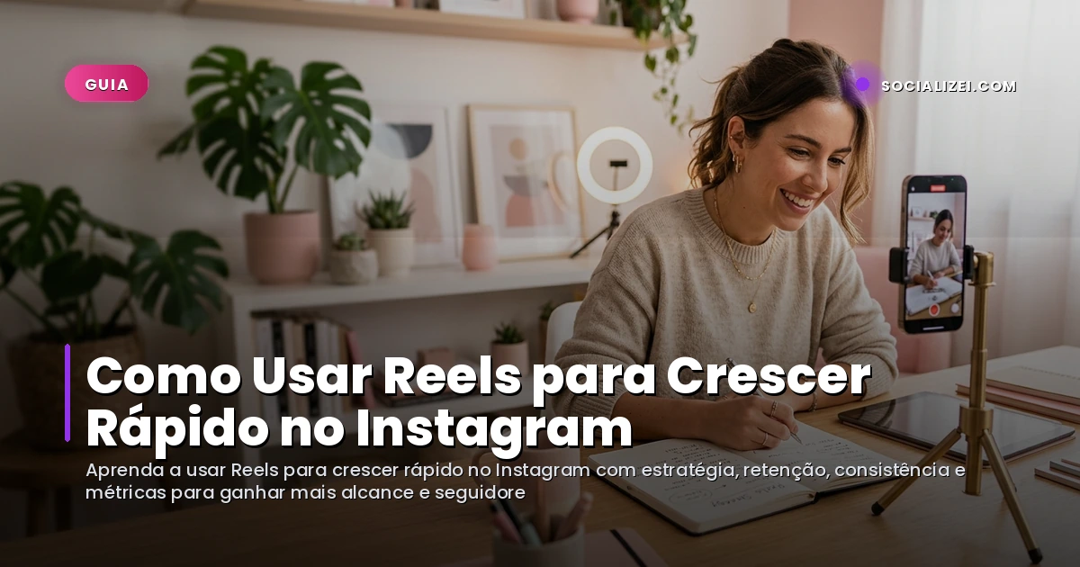 Como Usar Reels para Crescer Rápido no Instagram