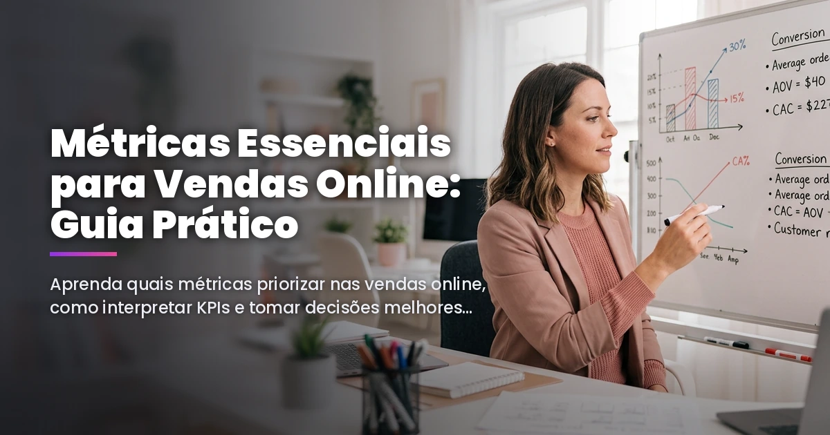 Métricas Essenciais para Vendas Online: Guia Prático