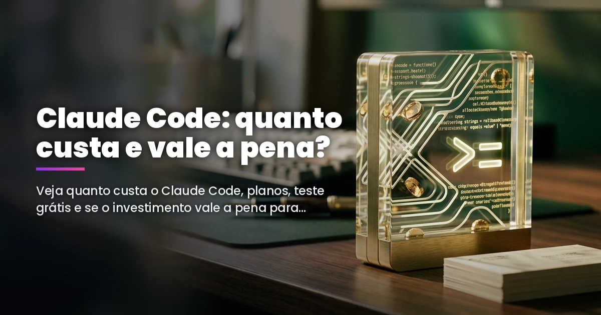Claude Code: quanto custa e vale a pena?