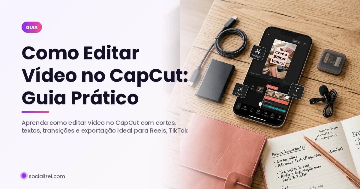 Como Editar Vídeo no CapCut: Guia Prático